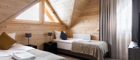 Chalet supérieur | 2 chambres, fer et planche à repasser, accÚs au Wi-Fi (inclus)
