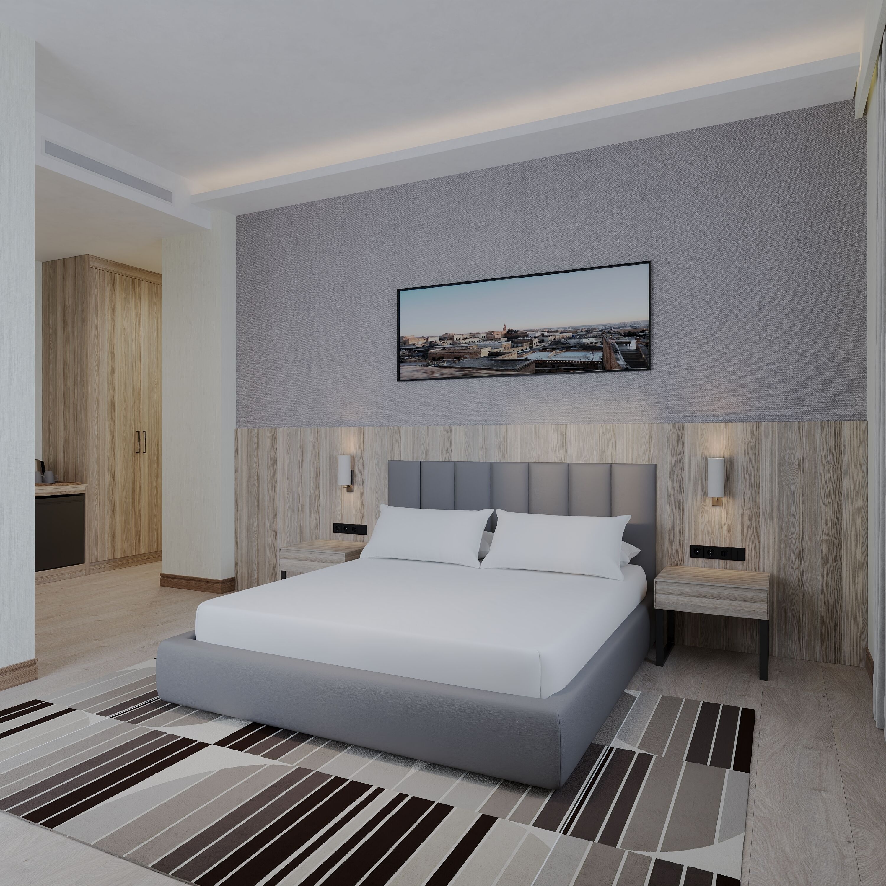 Royal-suite - 1 kingsize-seng - ryger - terrasse | Egyptiske bomuldslagner, premium-sengetøj, minibar