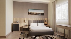 Sábanas de algodón egipcio, ropa de cama de alta calidad y minibar 