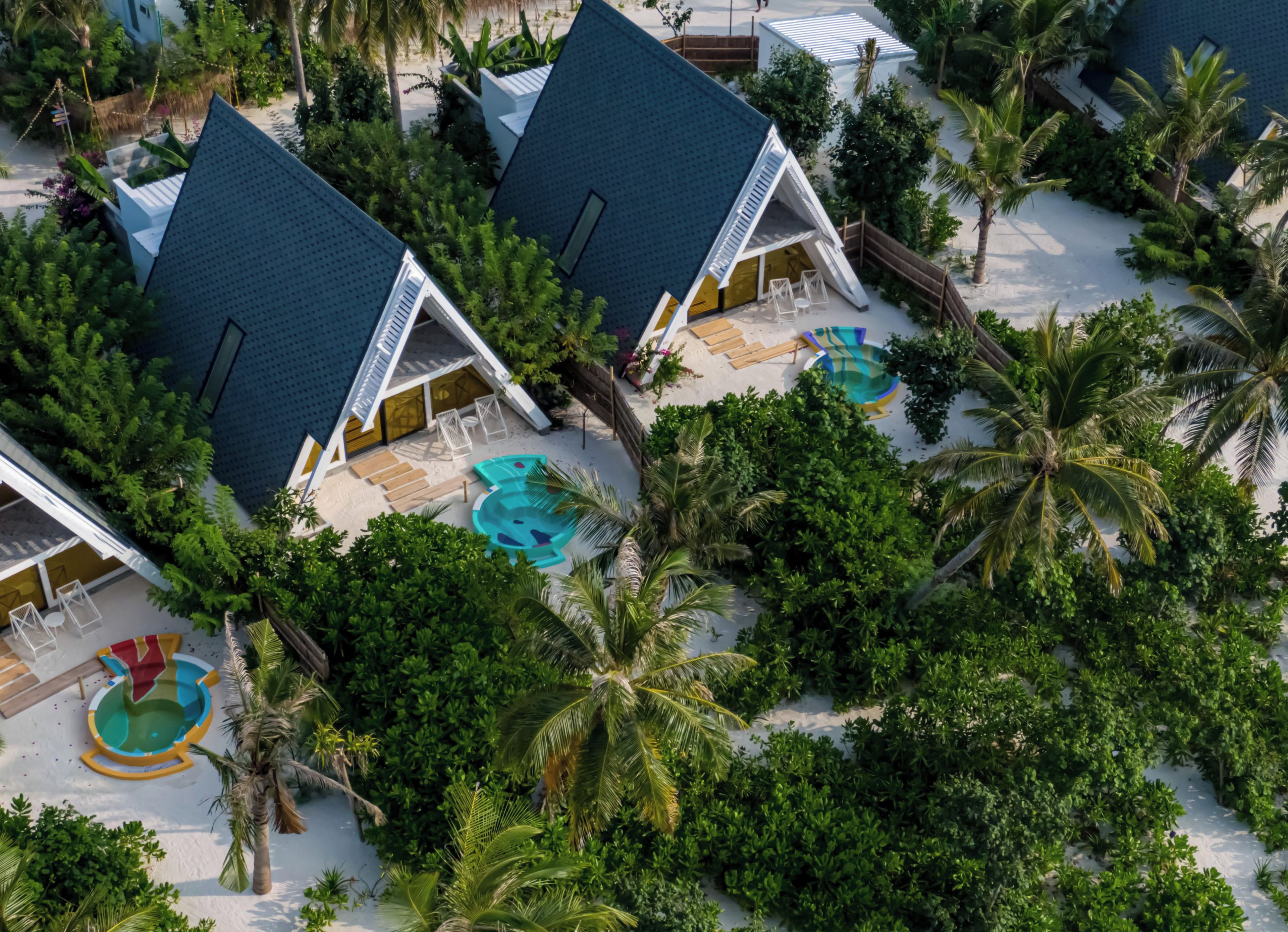 Haruge Beach Villa with Private Pool | 低刺激性寝具、羽毛の掛け布団、ミニバー (無料)、セーフティボックス (室内)