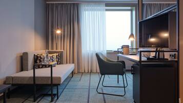 Superior Double Room | Hypo-allergenic bedding, in-room safe, desk, laptop workspace