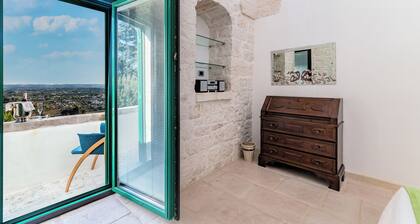 Apartment in the center with breathtaking views of the Valle D'itria