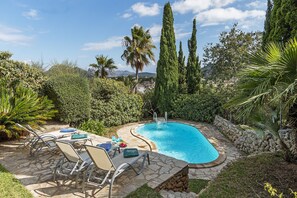 Pool - Townhouse with pool and mountain views, just 5 minutes from Pollensa downtown  (Pollensa)