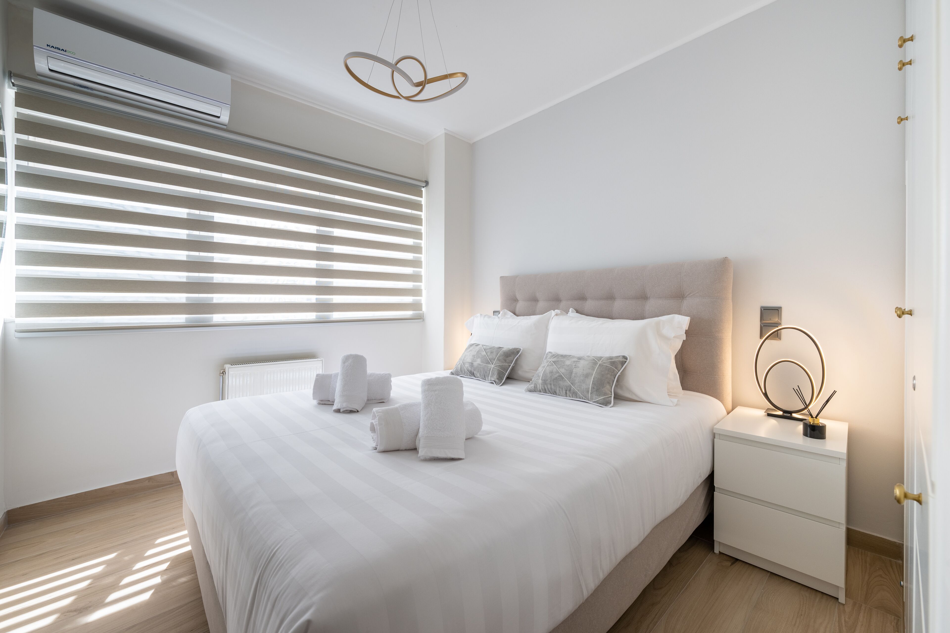 Eenvoudig appartement, 2 slaapkamers | 2 slaapkamers, lakens van Egyptisch katoen, luxe beddengoed