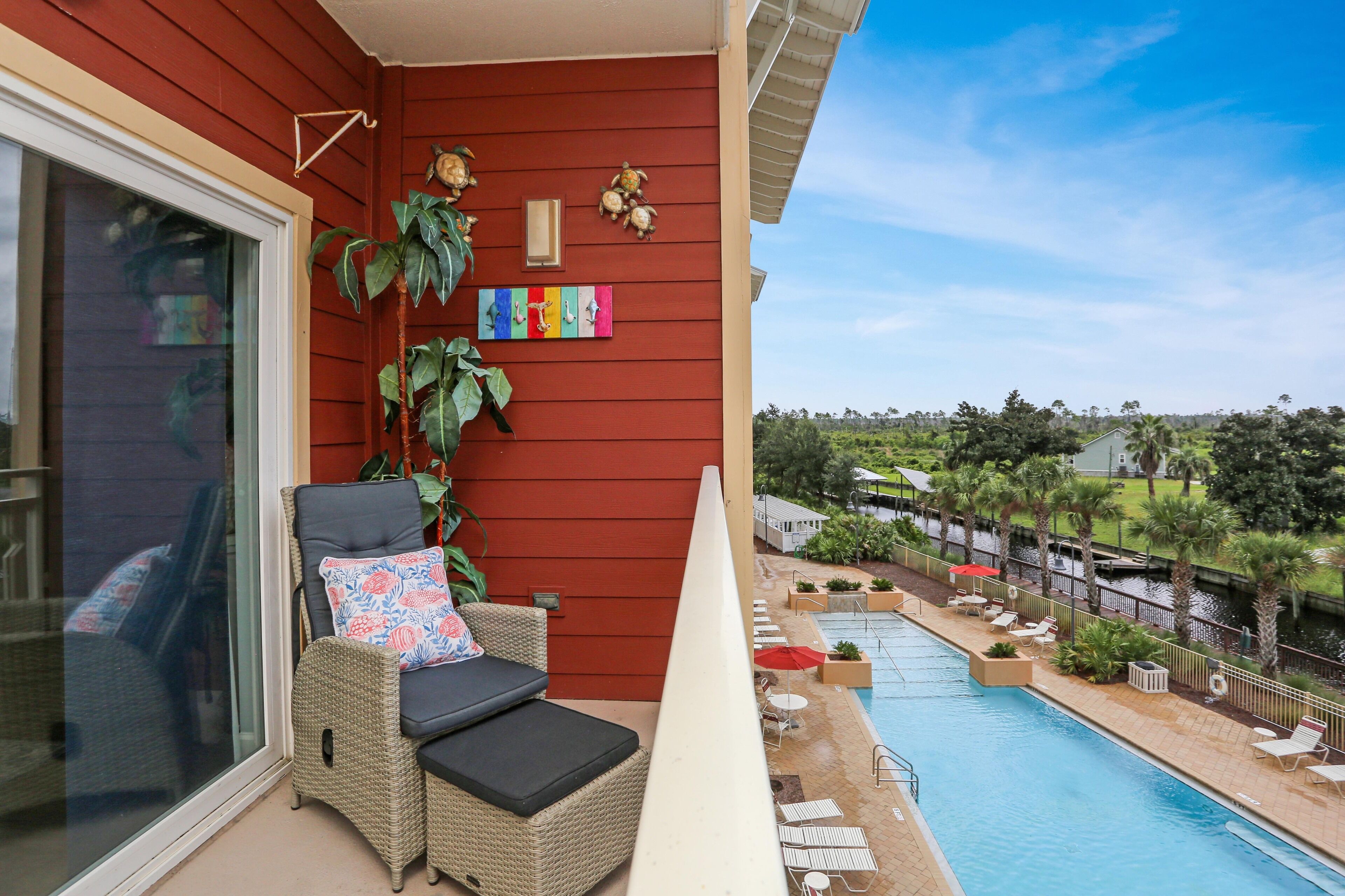 Beach View 2BR Condo in Waterside with Community Pool Sleeps 6 ~ Coastal Joy