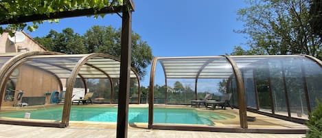 Indoor pool, outdoor pool