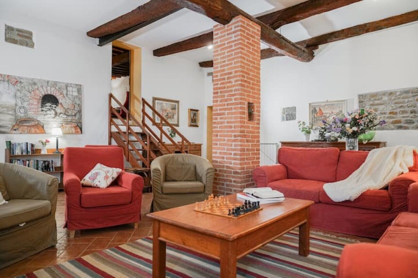 TV connectée, cheminée