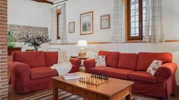 TV connectée, cheminée