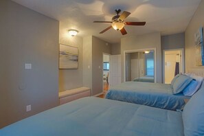 2 bedrooms, iron/ironing board, internet, bed sheets