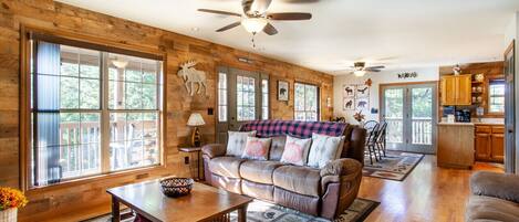 TV connectée, cheminée