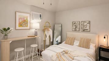 1 bedroom, desk, iron/ironing board, WiFi