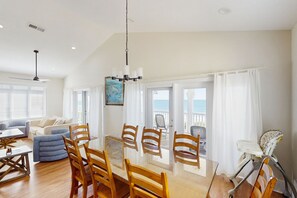 Interior - Beachfront home with a pool, game room, deck, grill, washer/dryer & central AC (St. George Island)