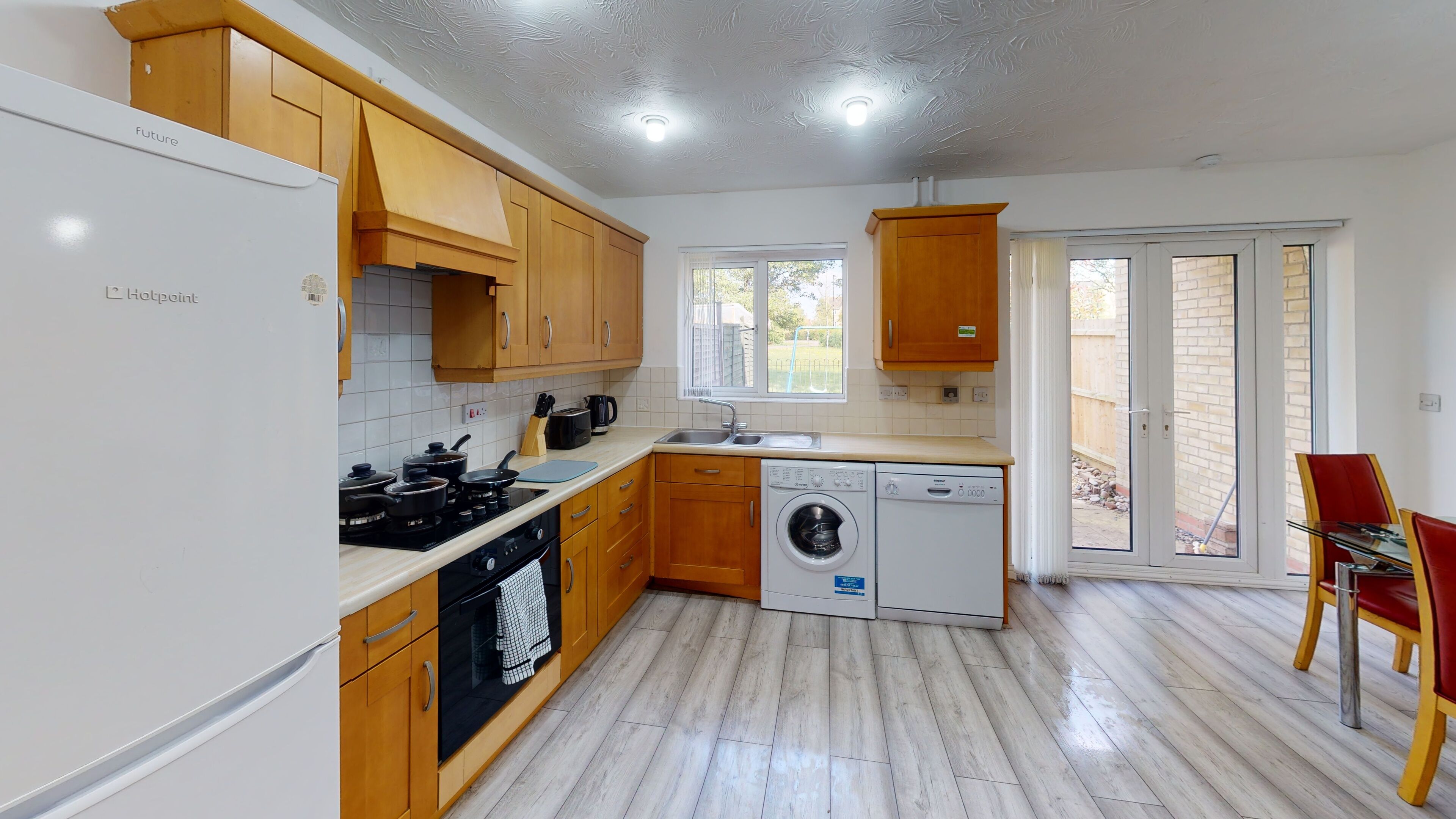 Microwave, oven, dishwasher