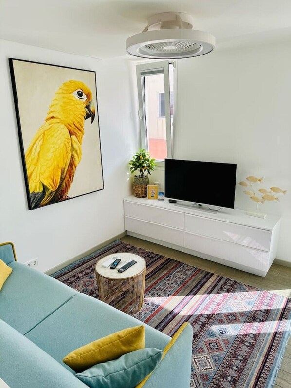 Living area - AMBER Apartments `SUNNY` Studio in the city center (Morro Jable)