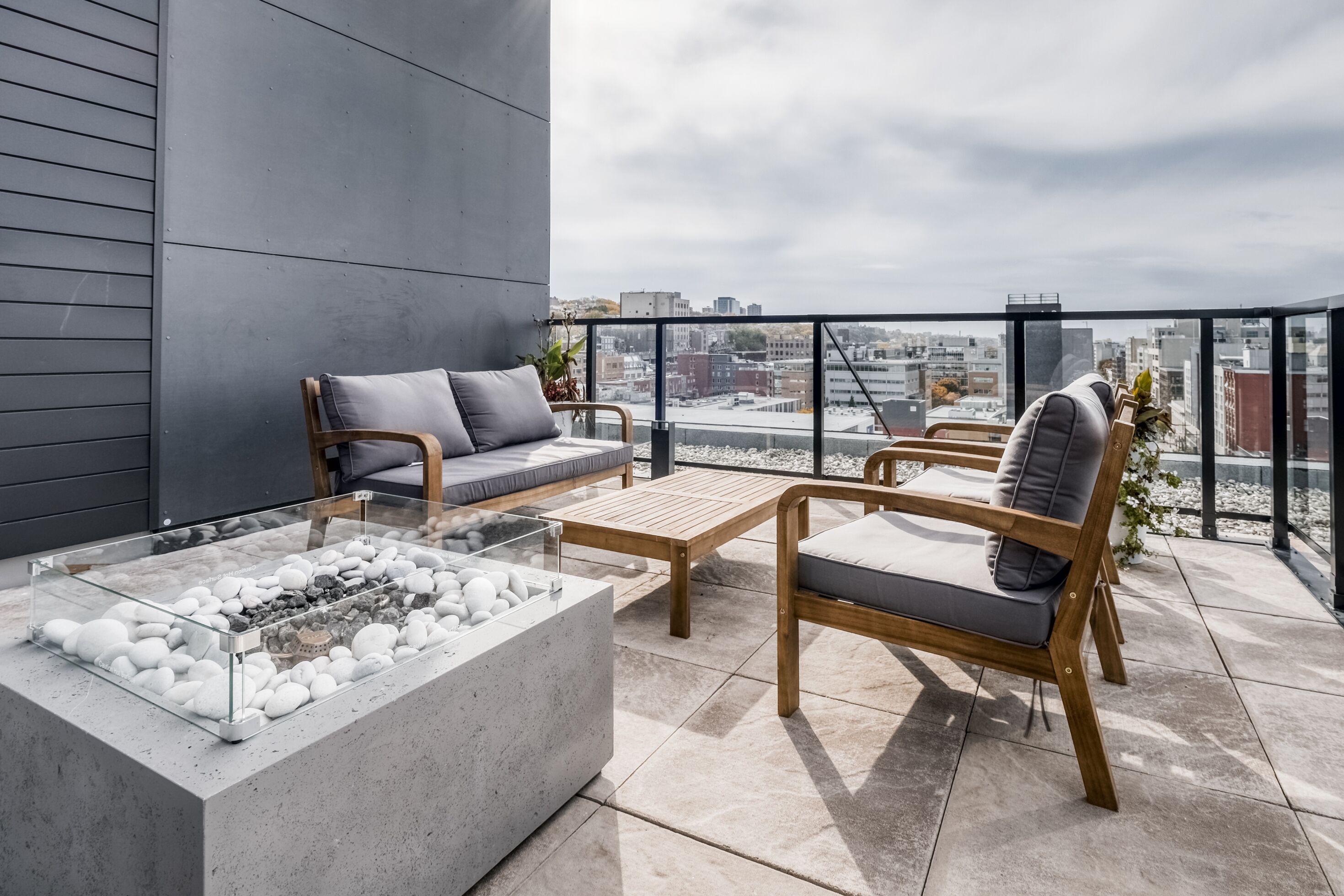 豪華公寓 | 露台/庭院