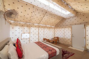 Luxury Tent | Premium bedding, memory foam beds, individually decorated