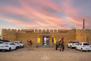 Front of property – evening/night