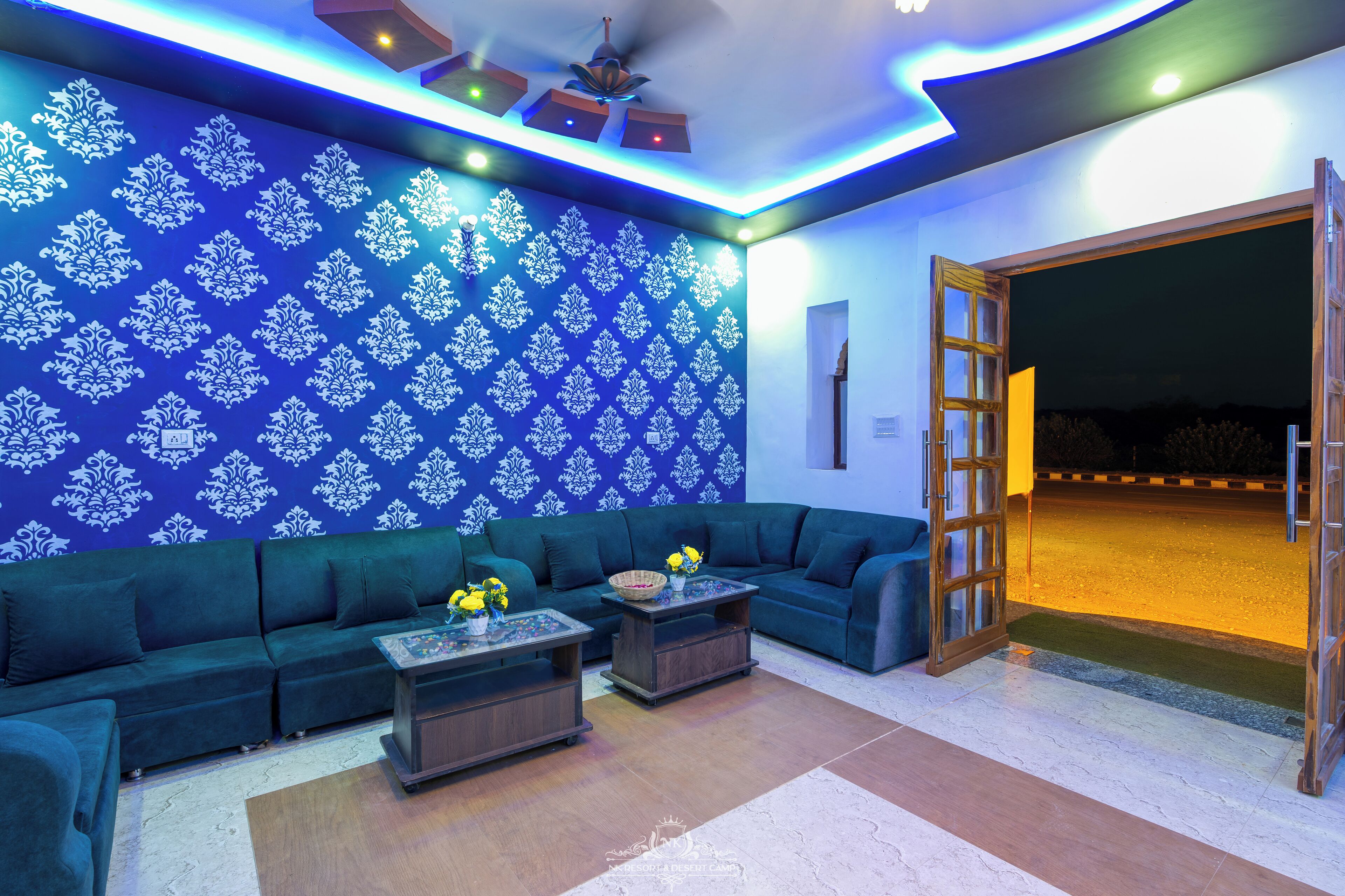 บริเวณนั่งเล่นที่ล็อบบี้