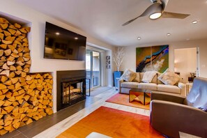 Condo, Multiple Beds (Lodge at 100 W Beaver Creek 504, 2BD ) | Living room - Lodge at 100 W Beaver Creek 504, 2BD Condo in Heart of Avon (Avon)