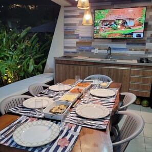 Apartment | Dining - Flat Luxo Térreo Nannai Residence (Ipojuca)