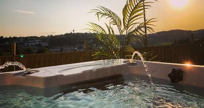Maison spa avec jacuzzi et balnéo privatifs vue sur campagne