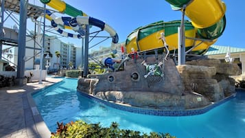Una piscina riscaldata