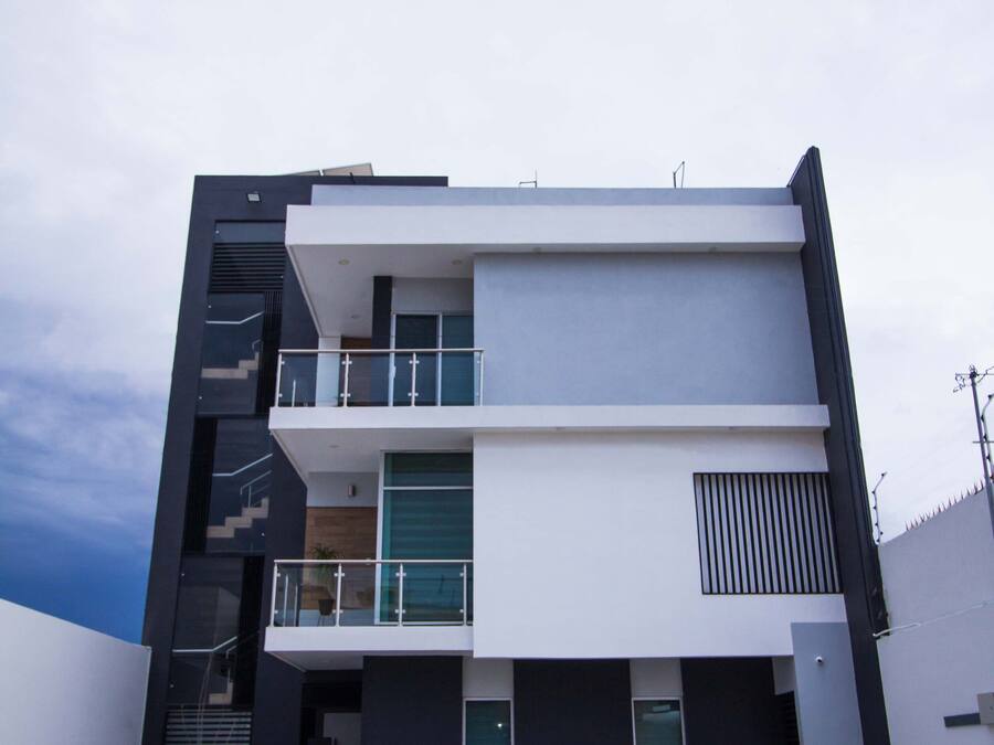 Fassade der Unterkunft