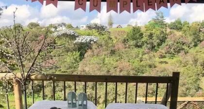 Finca campestre zona 7 suite Natura con vista a las montañas