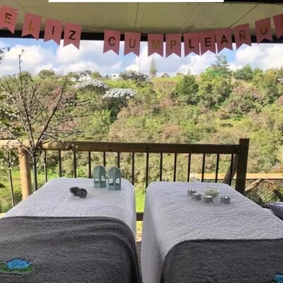 Finca Campestre Zona 7 Suite Natura con Vista a las Montañas