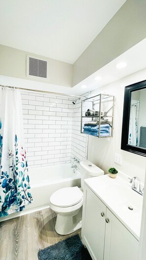 Hair dryer, towels - The Panda Apartment in Lakewood (Lakewood)