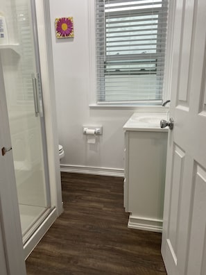 Shower, hair dryer, towels, soap - Cozy Private Share Room (Englewood)