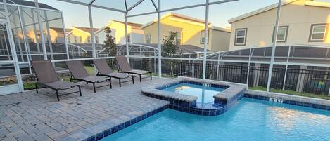 Una piscina climatizada