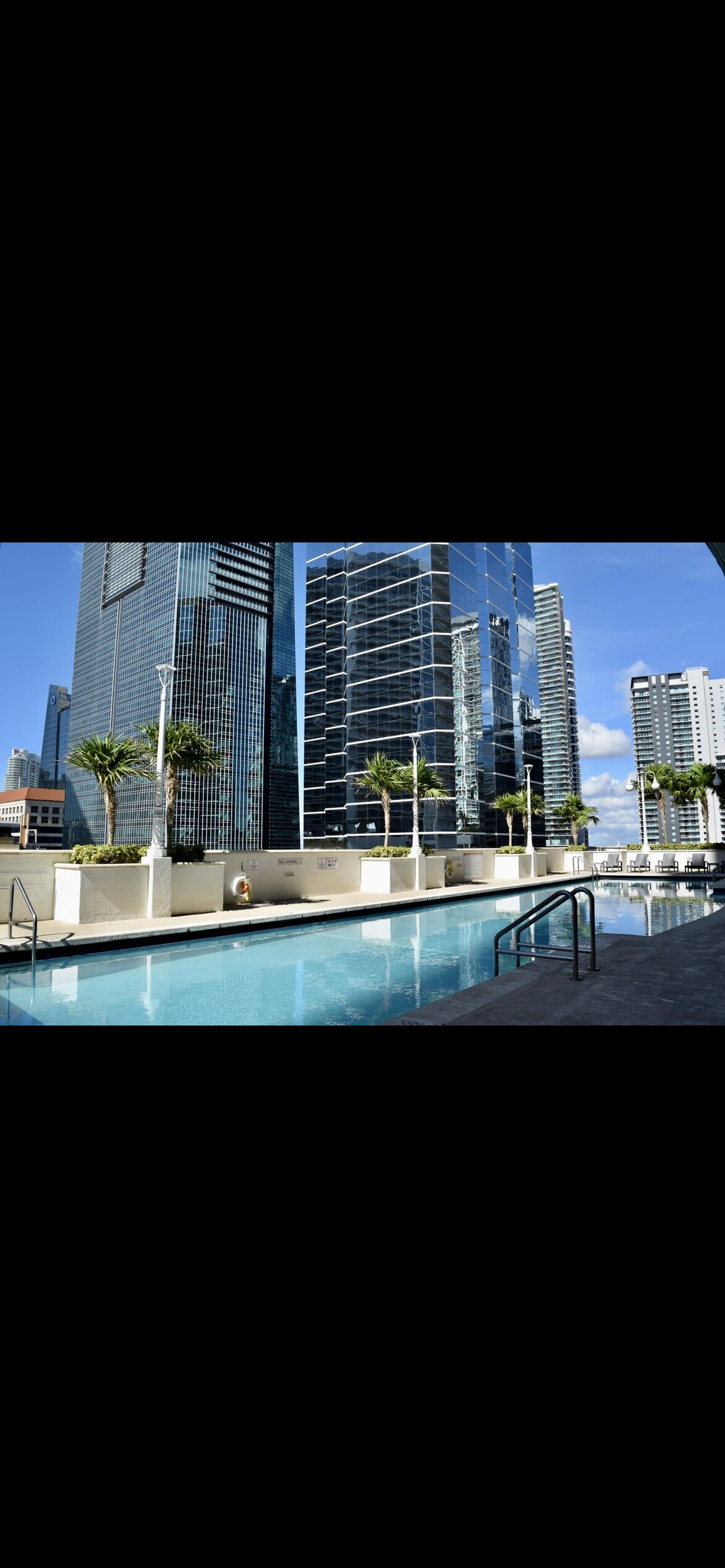 Luxury highrise in downtown with many amenities