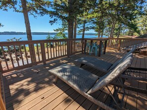 Terrace/patio - Grand Waterfront Getaway Olympic Views & amenities (Oak Harbor)