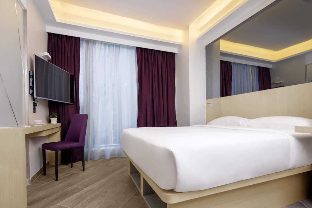 Literie de qualité supérieure, couette en duvet d'oie, minibar