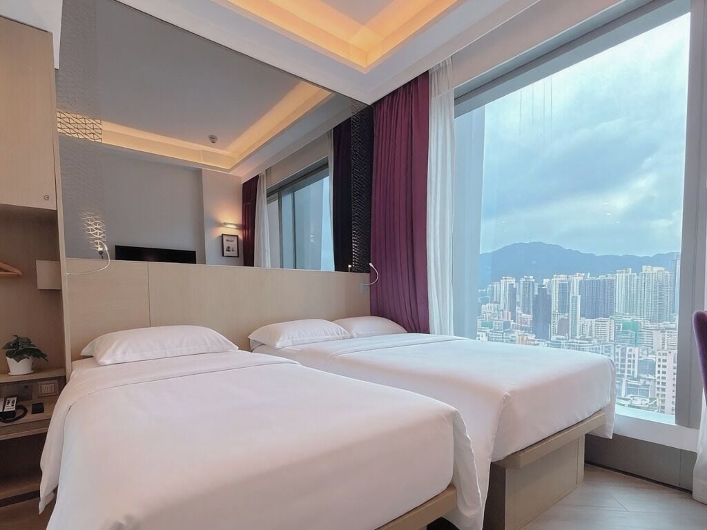 Lion Rock Family Triple Room | Premium bedding, down comforters, minibar, in-room safe