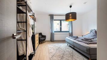 2 bedrooms, iron/ironing board, free WiFi, bed sheets