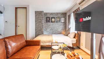 Basic Double Room, Non Smoking (Arita heights namba 601) | Peralatan tempat tidur premium, Wi-fi percuma, cadar katil