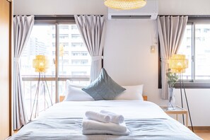 アリタハイツ難波411 | 高級寝具、WiFi (無料)、ベッドシーツ