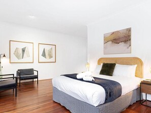 Cabana luxo | 2 quartos, roupa de cama