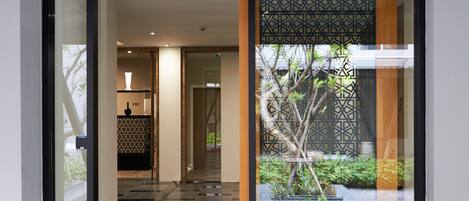 Entrada de la propiedad