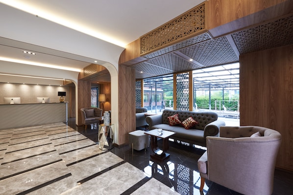 Lobby sitting area