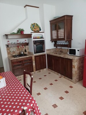 Apartment, 1 Queen-Bett | Eigene Küche | Kühlschrank, Mikrowelle, Ofen, Herdplatte