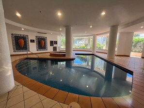 Una piscina climatizada