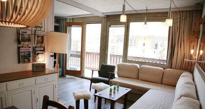 T2 bis renovated and bright, WIFI (fiber) 4-5 pers, 63m2 large balcony, le Lac