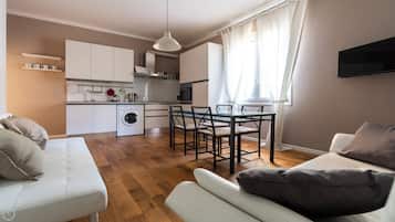 Huoneisto (1 Bedroom) | Yksityinen keittonurkkaus | Leivänpaahdin