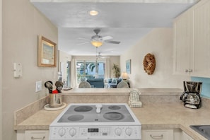 Condo, 1 Bedroom | Private kitchen | Fridge, microwave, stovetop, coffee/tea maker