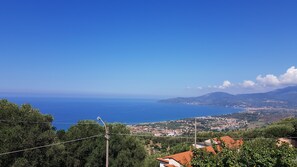 Blick von der Unterkunft