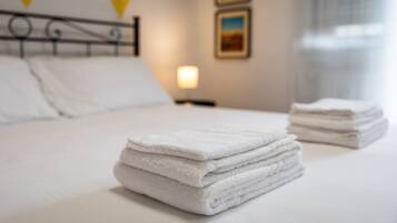 1 bedroom, iron/ironing board, bed sheets