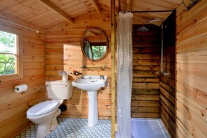Shower, towels